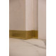 Фурнитура 60 мм для алюминиевого плинтуса RAL 1036 GOLD