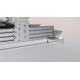 Профиль теневого шва с LED лед подсветкой 33 мм, парящий потолок TPD-332L RAL