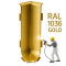 Фурнитура 40 мм для алюминиевого плинтуса  RAL 1036 GOLD
