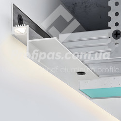 LED-профиль теневого шва 14 мм, без покрытия 