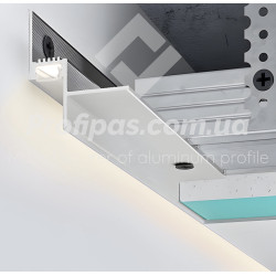 LED-профиль теневого шва 14 мм, без покрытия 