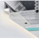 LED-профиль теневого шва 14 мм, без покрытия 