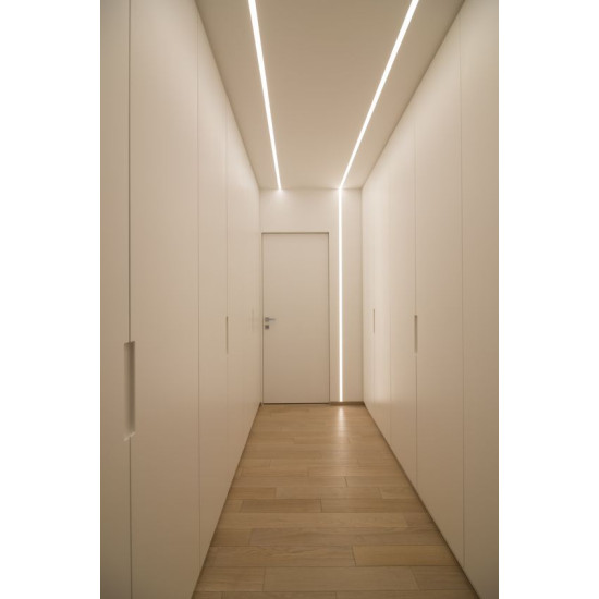 LED-профиль теневого шва, 15 мм., без покрытия