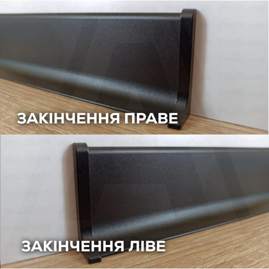 Плинтус накладной 100 мм белый с покрытием RAL 9003